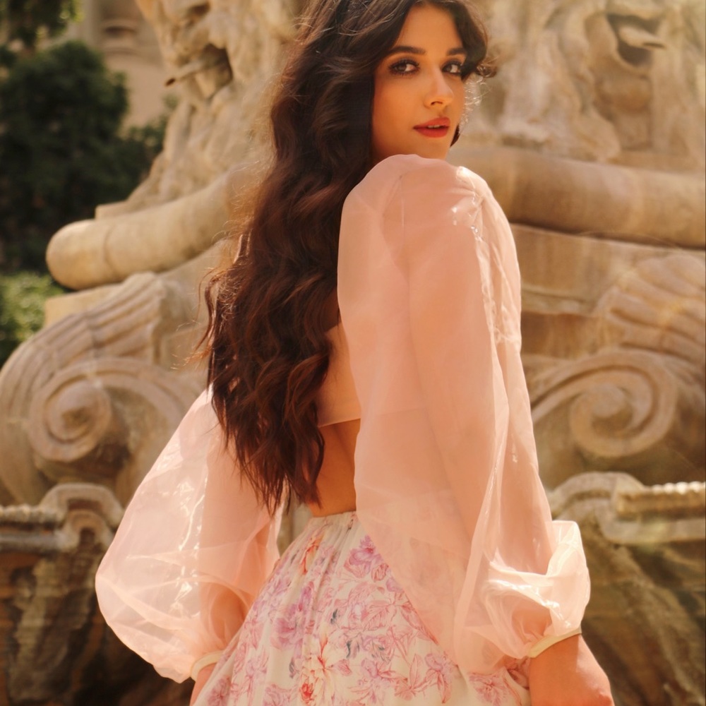 Pink Puff Sleeve Top - Picture 4 of 4